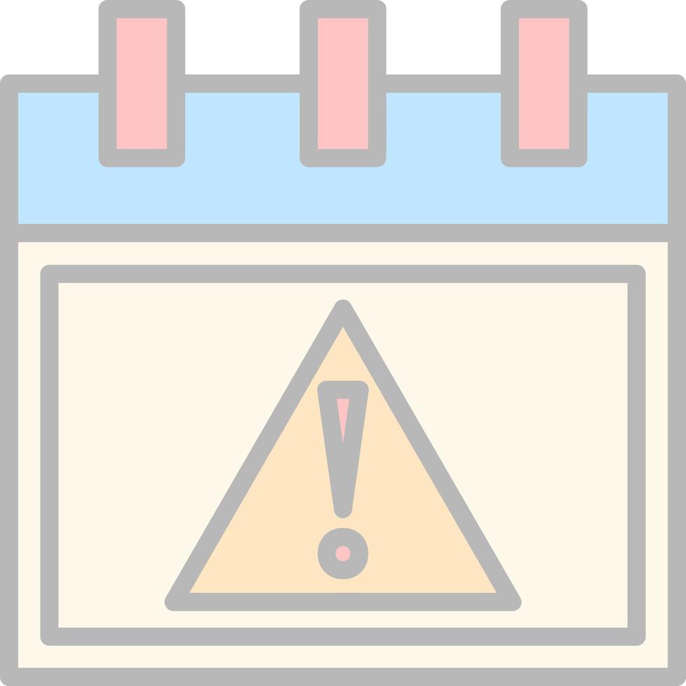 Alert Vector Icon Design