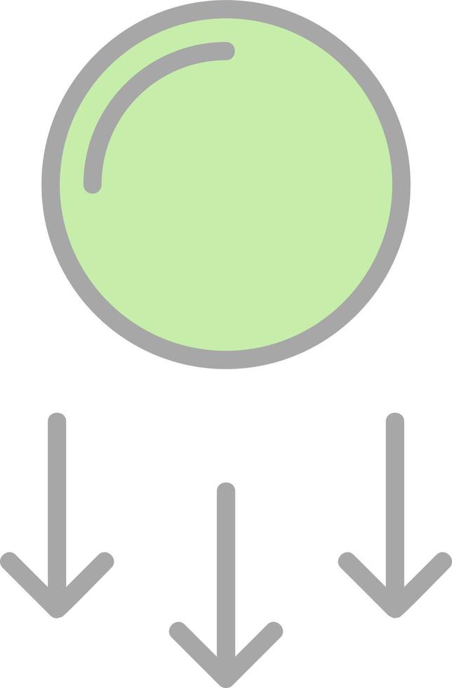 Gravitational Energy Vector Icon Design
