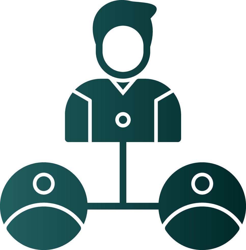 Delegate Vector Icon Design