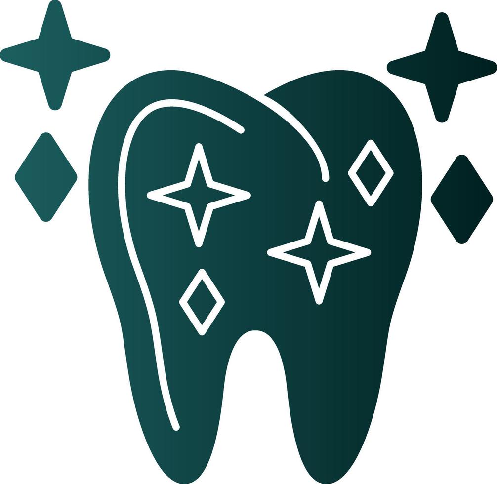 diseño de icono de vector de blanqueamiento de dientes