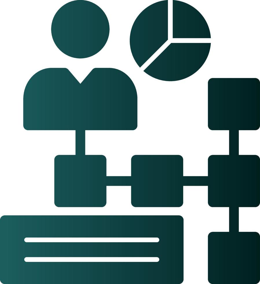 Organization Chart Vector Icon Design