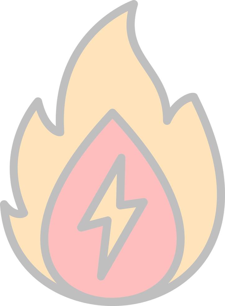 Heat Energy Vector Icon Design
