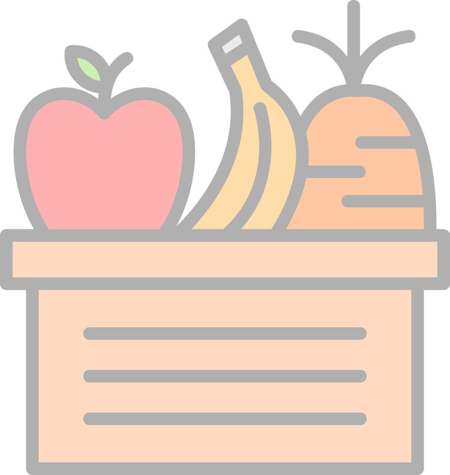 Healthy Food Vector Icon Design