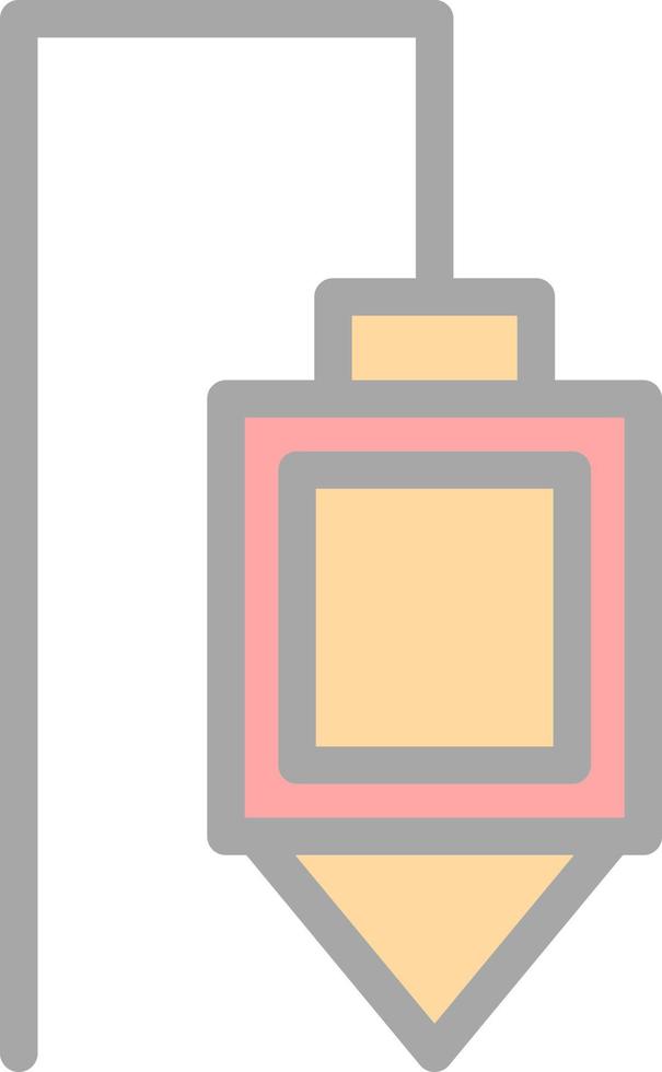 Plumb Bob Vector Icon Design