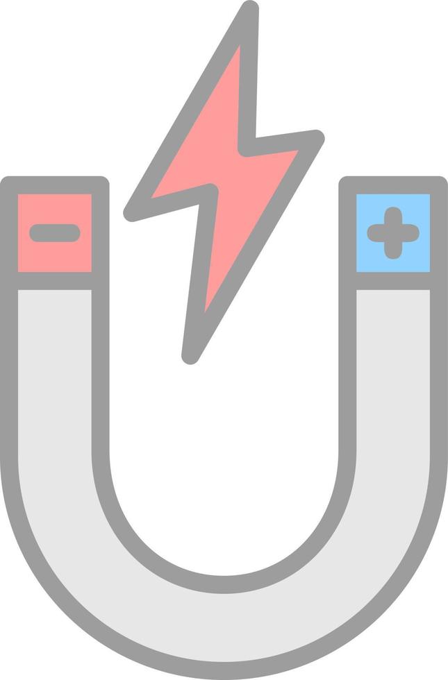 Magnetic Energy Vector Icon Design