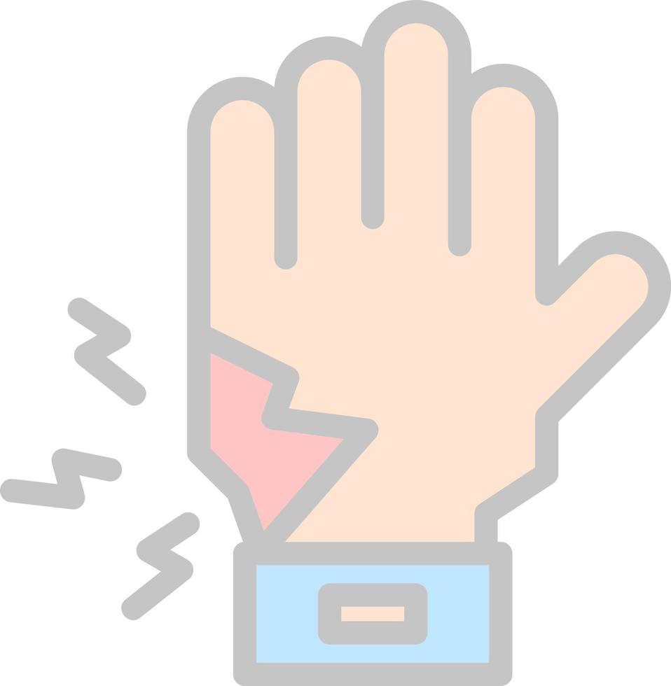 Injured Vector Icon Design