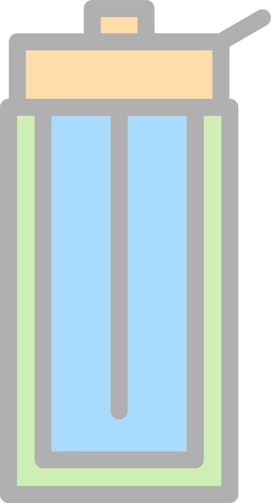 Wattle Bottle Vector Icon Design