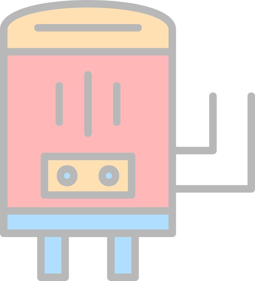 Water Boiler Vector Icon Design