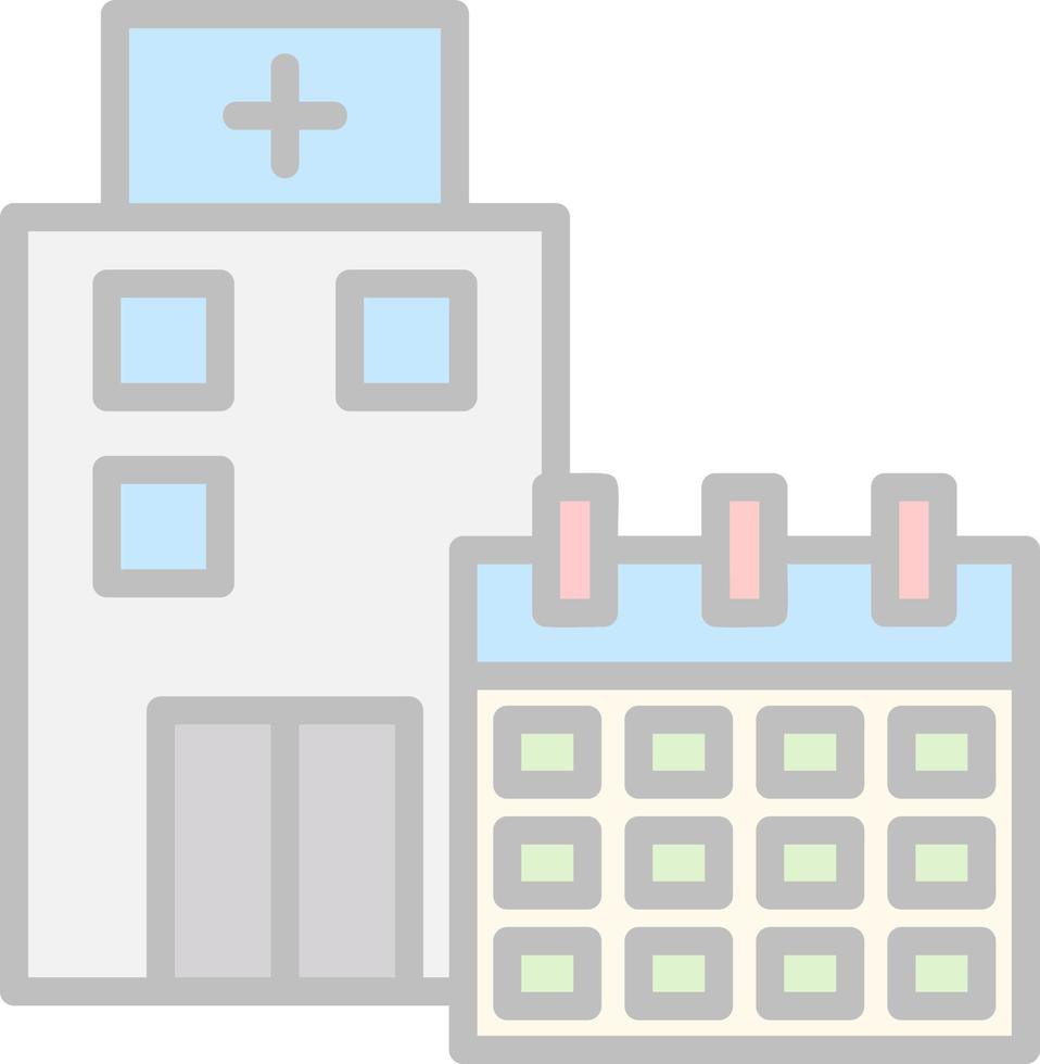 Hospital Vector Icon Design