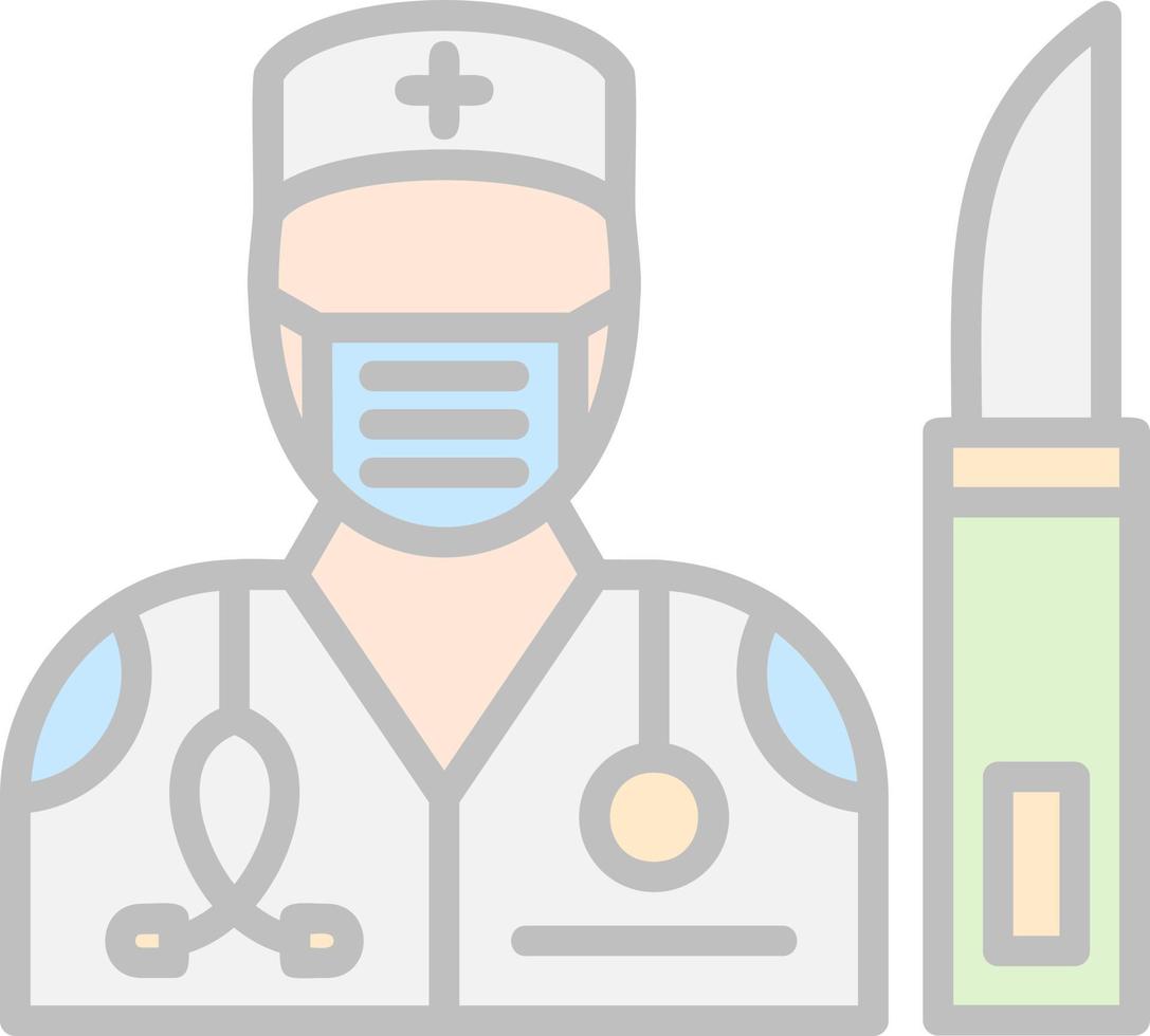 Surgeon Vector Icon Design