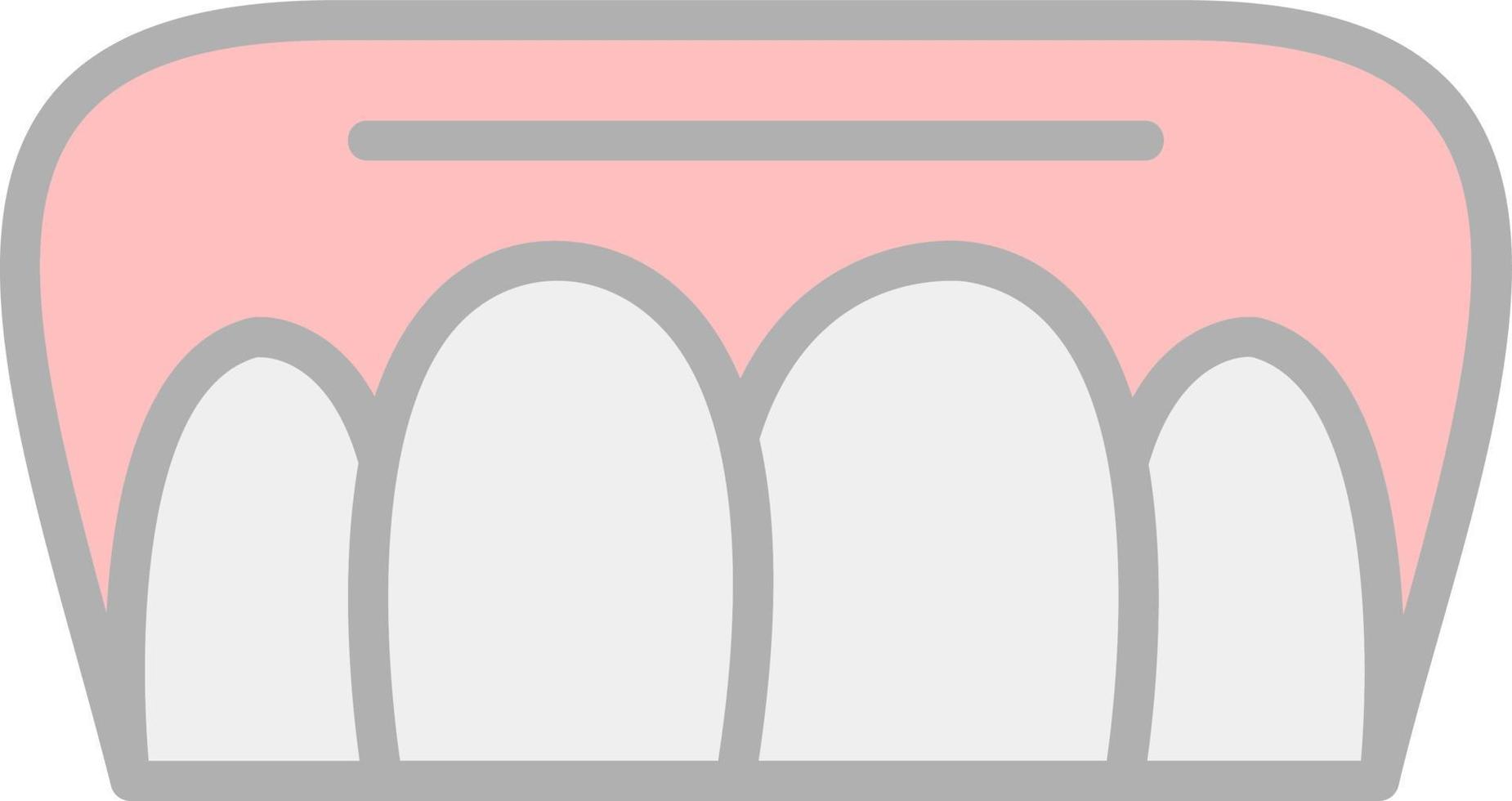 Incisor Vector Icon Design