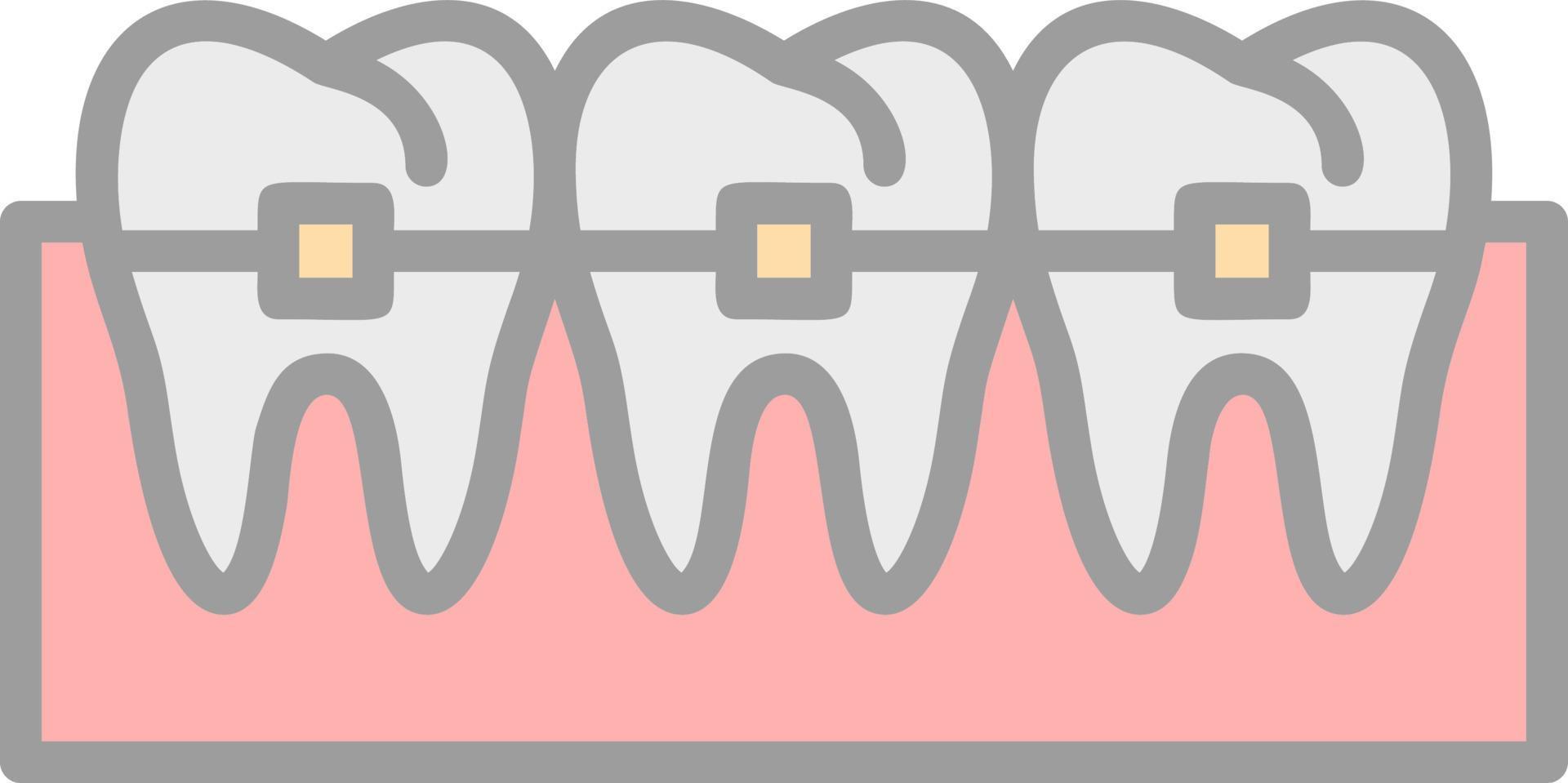 Braces Vector Icon Design