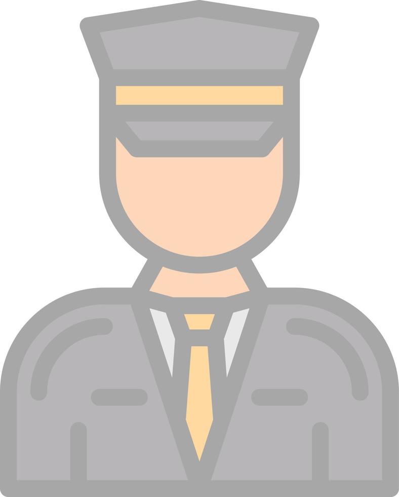 Pilot Vector Icon Design