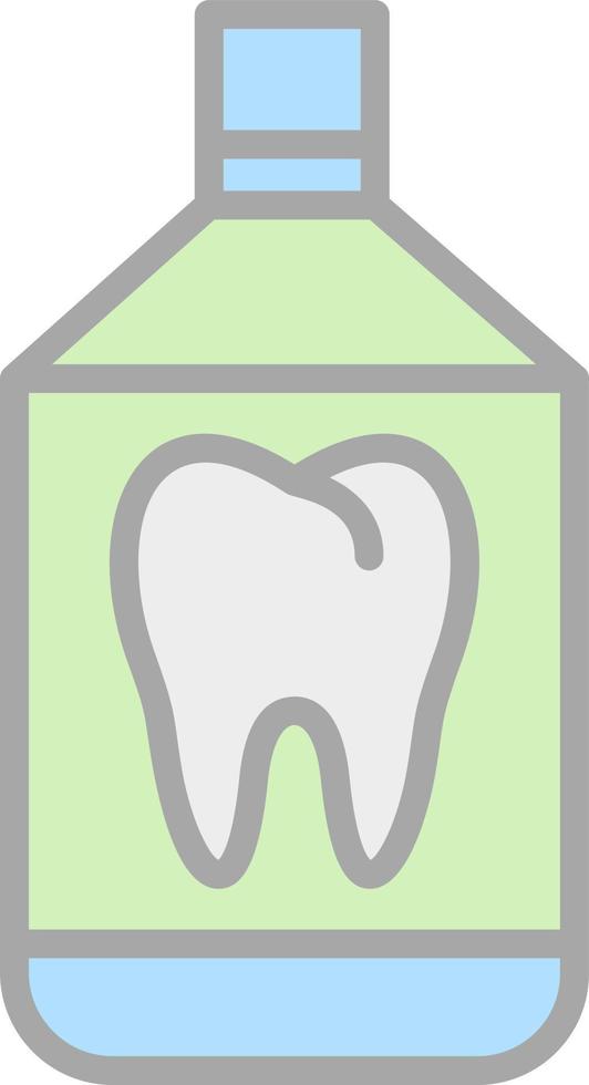 Mouthwash Vector Icon Design