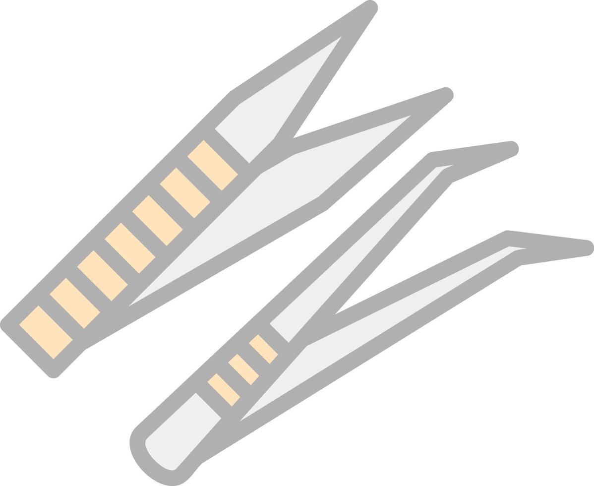 Tweezers Vector Icon Design