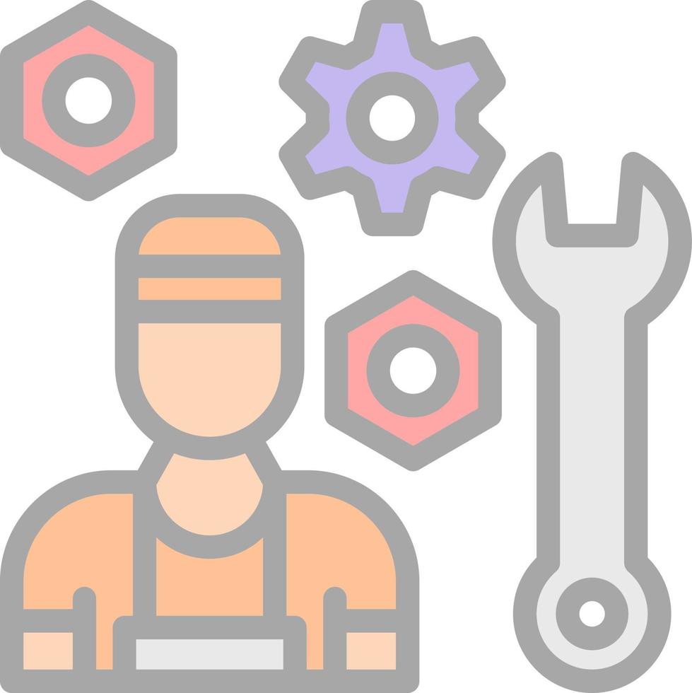 Mechanic Vector Icon Design