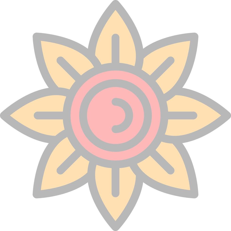 Flower Vector Icon Design