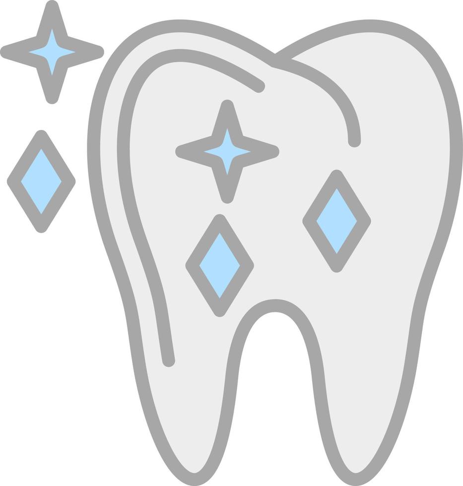 diseño de icono de vector de diente
