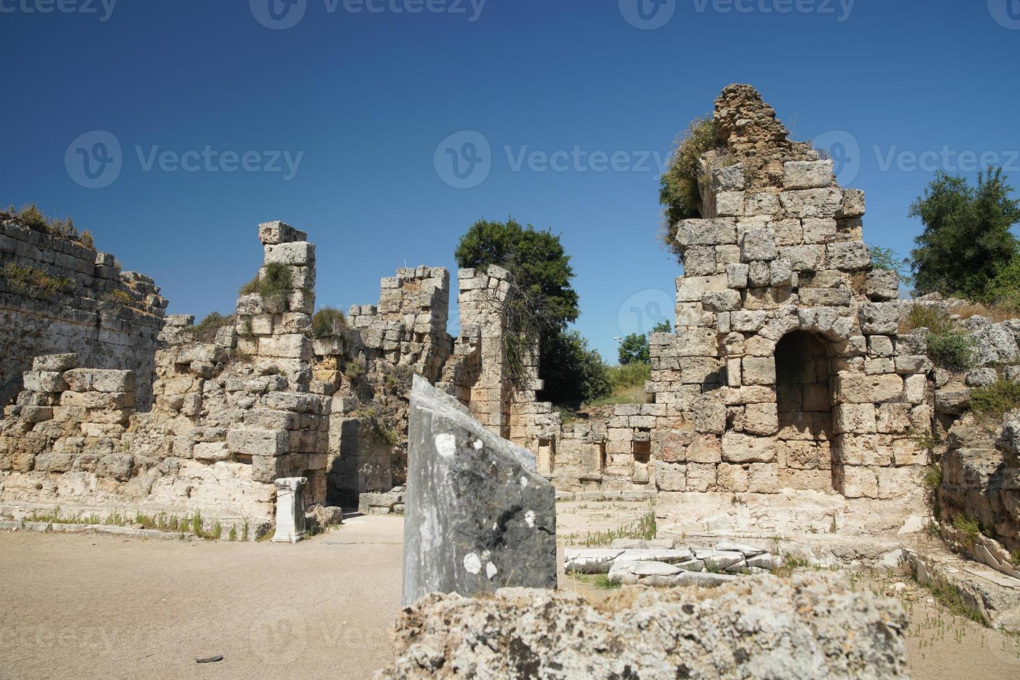 Perge Ancient City in Antalya, Turkiye photo