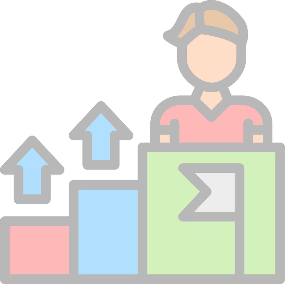 Leadership Vector Icon Design