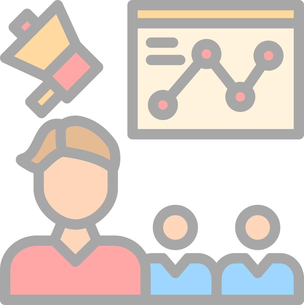 Coaching Vector Icon Design