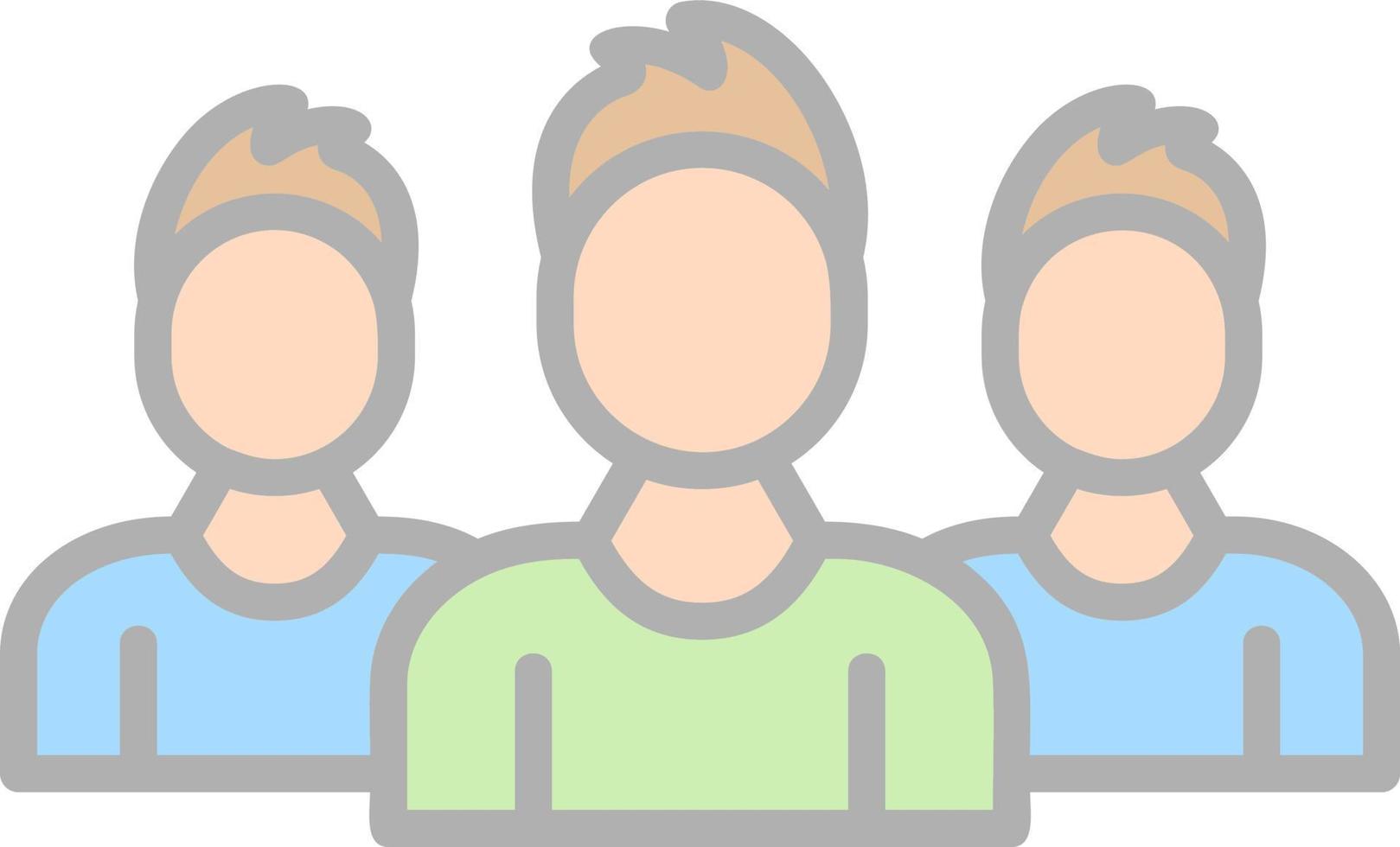 Team Vector Icon Design