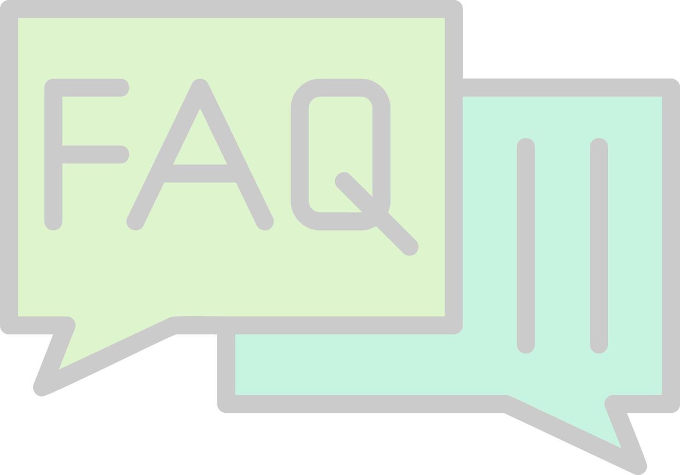 Faq Vector Icon Design