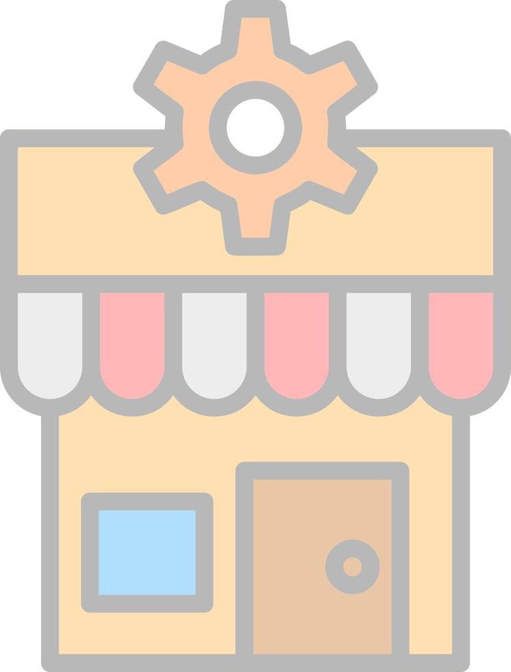 Market Vector Icon Design