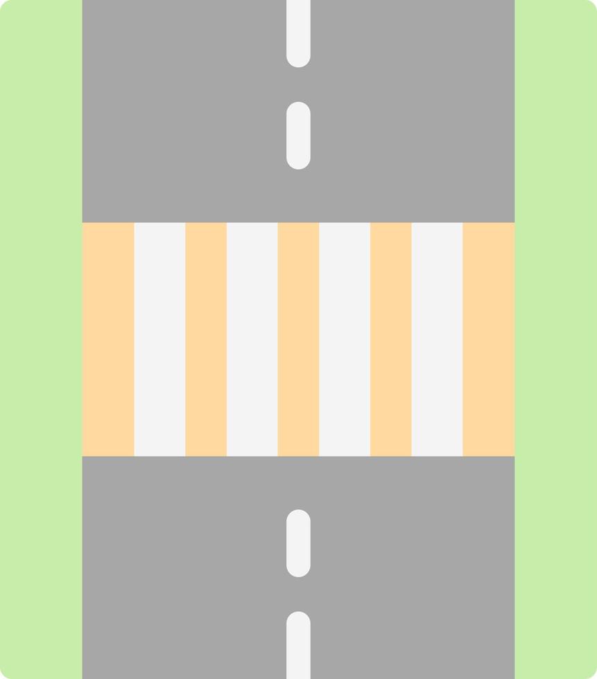 Pedestrian Crossing Vector Icon Design