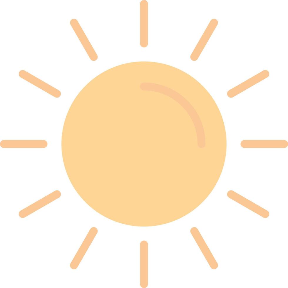 Sun Vector Icon Design