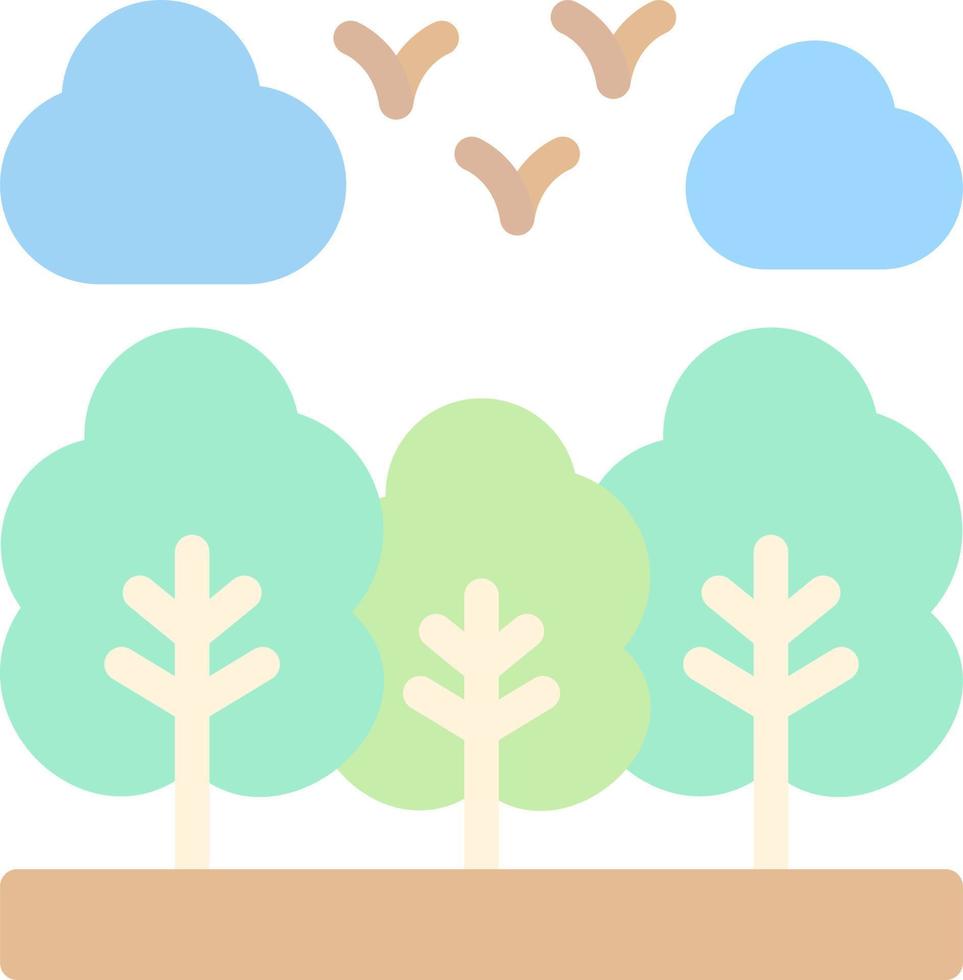 diseño de icono de vector de bosque