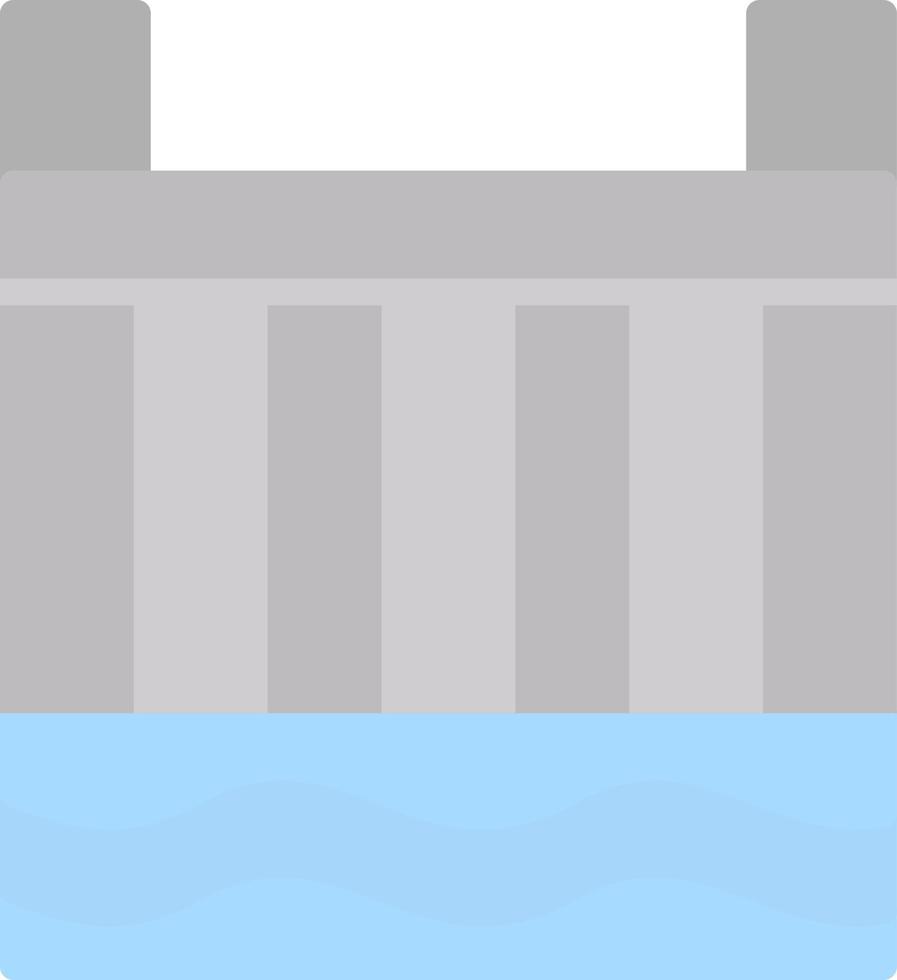 Hydro Power Plant Vector Icon Design