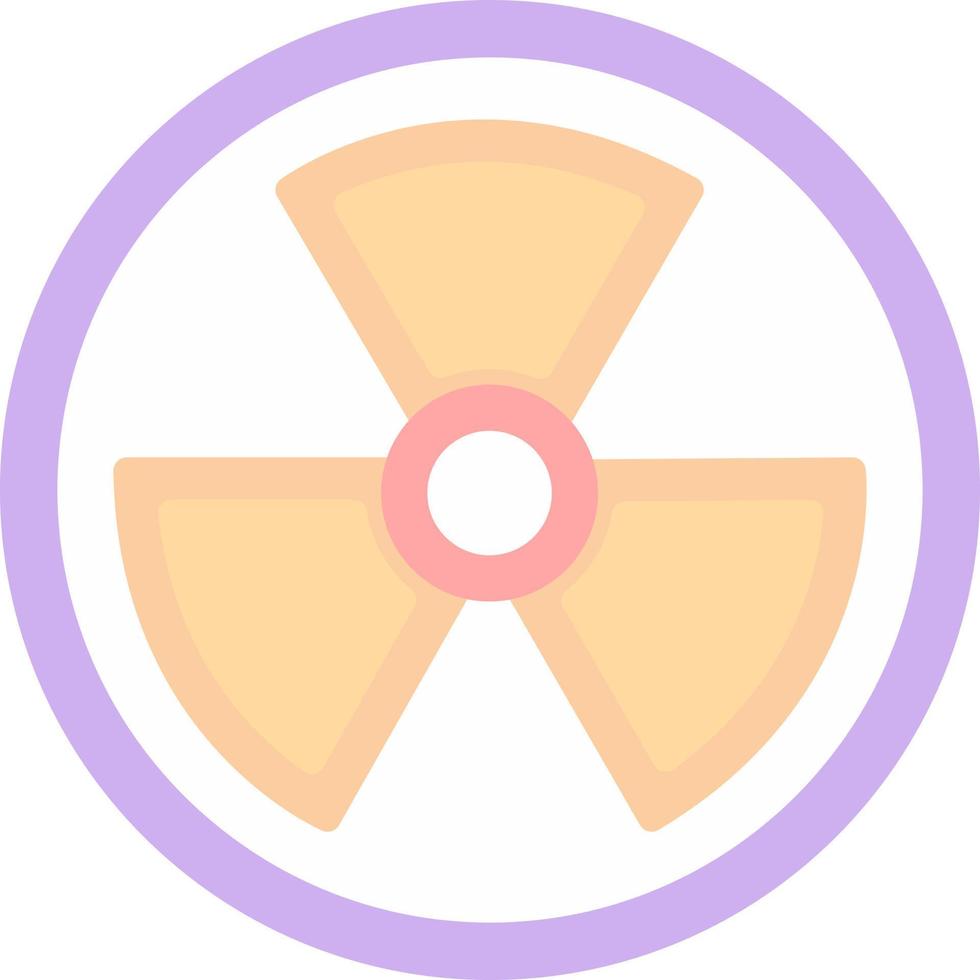 Nuclear Energy Vector Icon Design