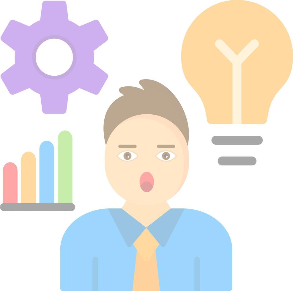 Talent Manager Vector Icon Design