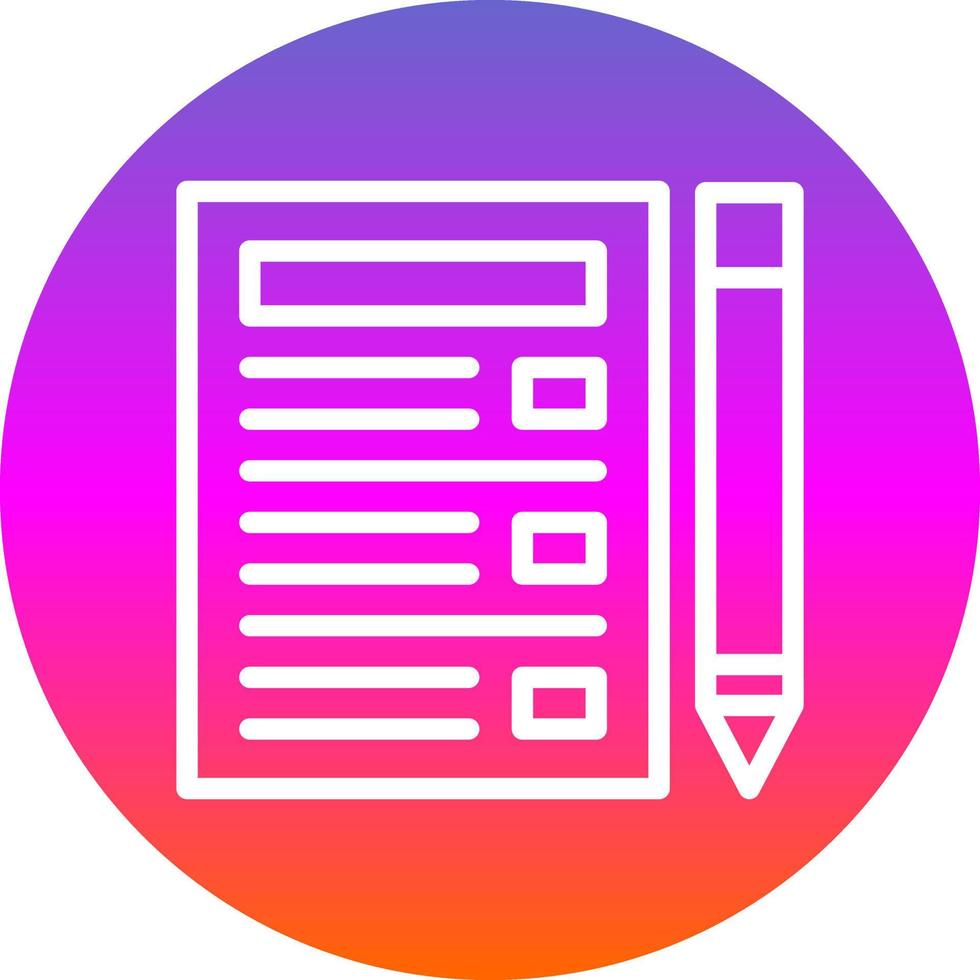 Task List Vector Icon Design