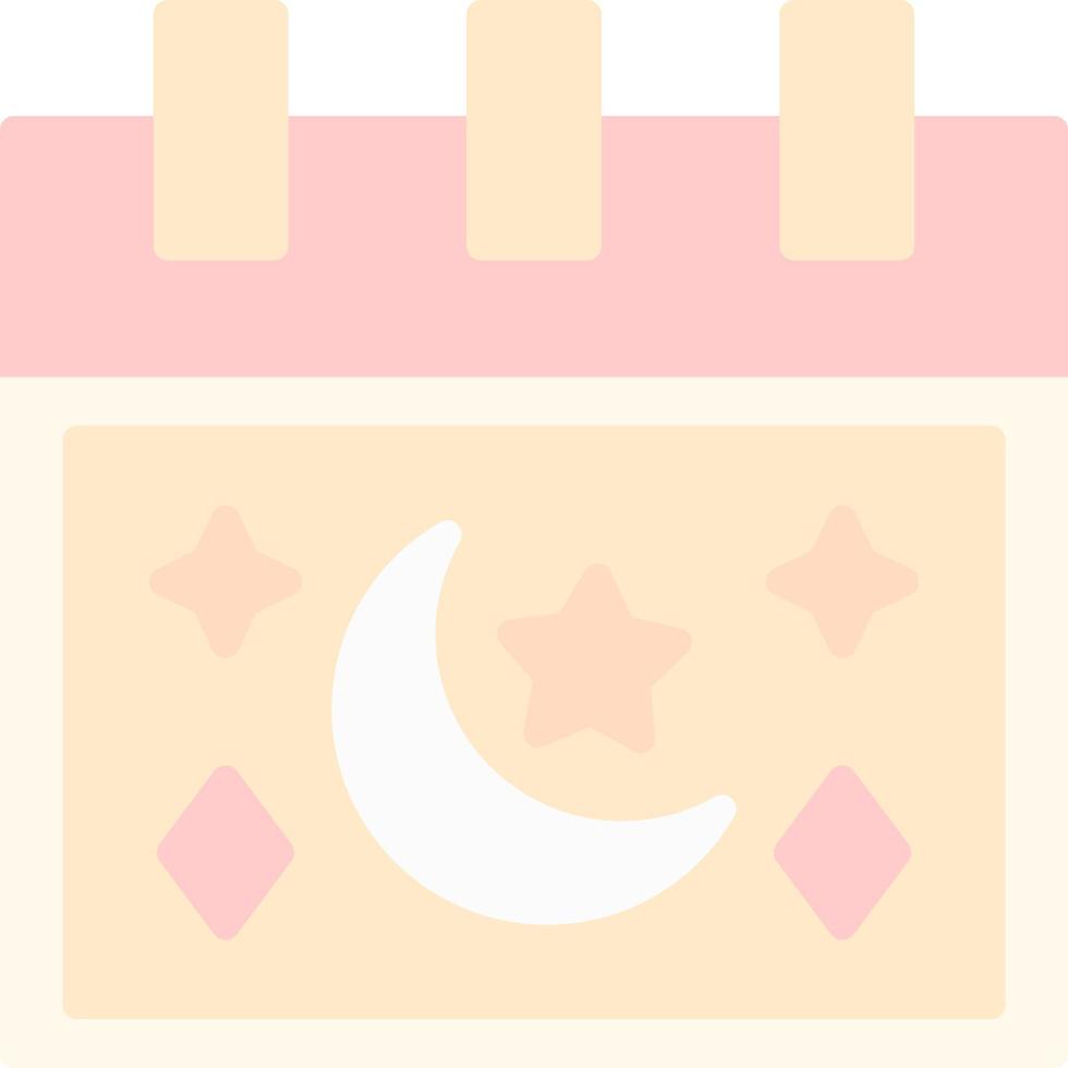 Ramadan Calendar Vector Icon Design