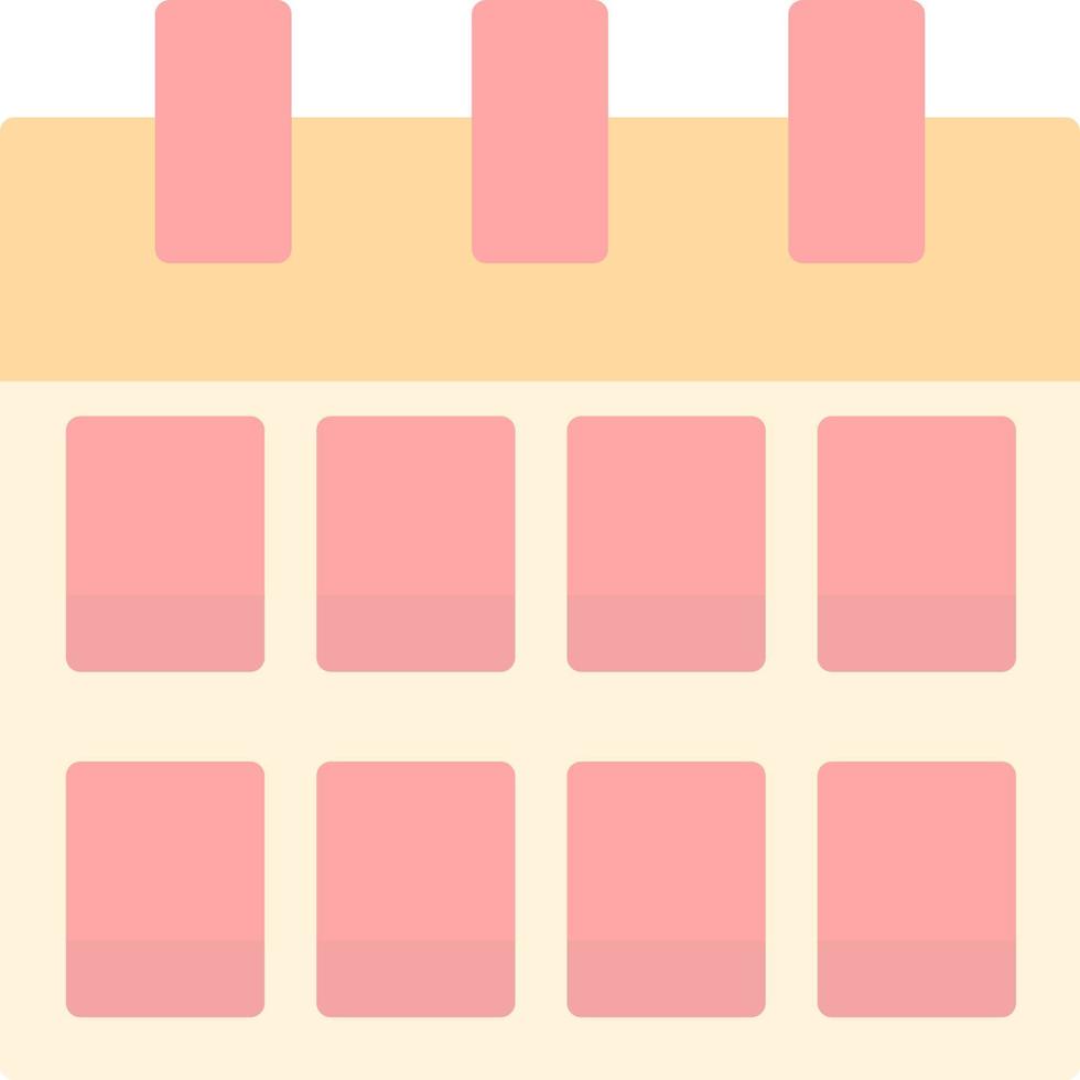 Ethiopian Calendar Vector Icon Design