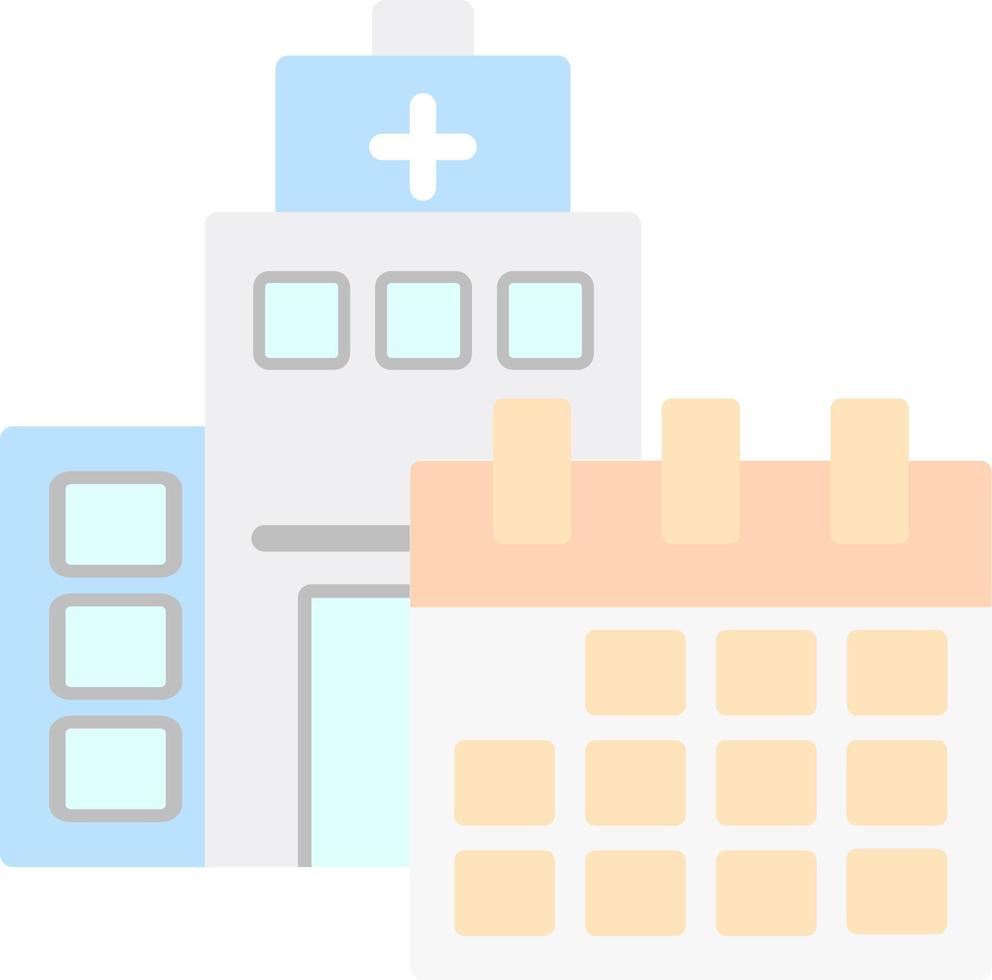 diseño de icono de vector de hospital