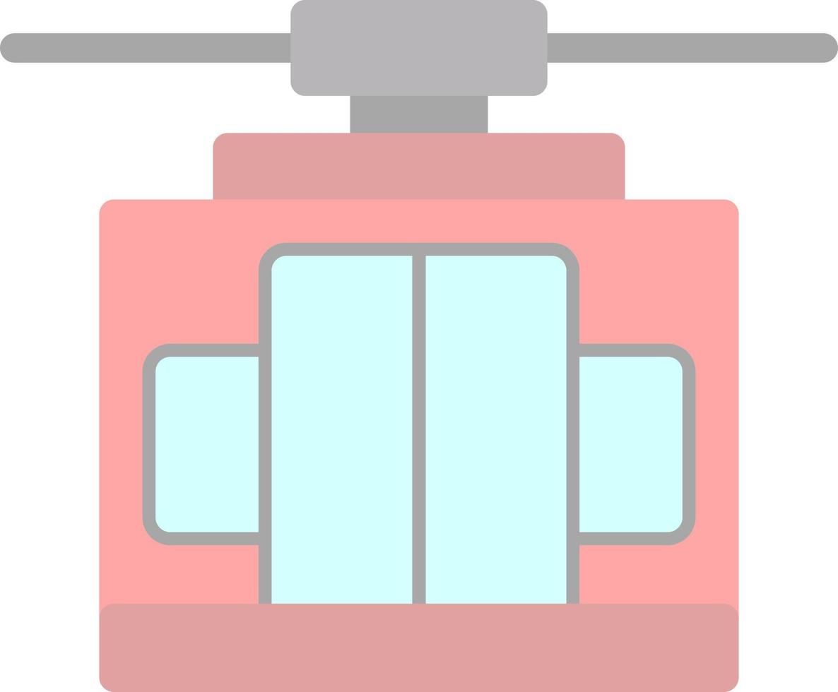 Cable Car Vector Icon Design