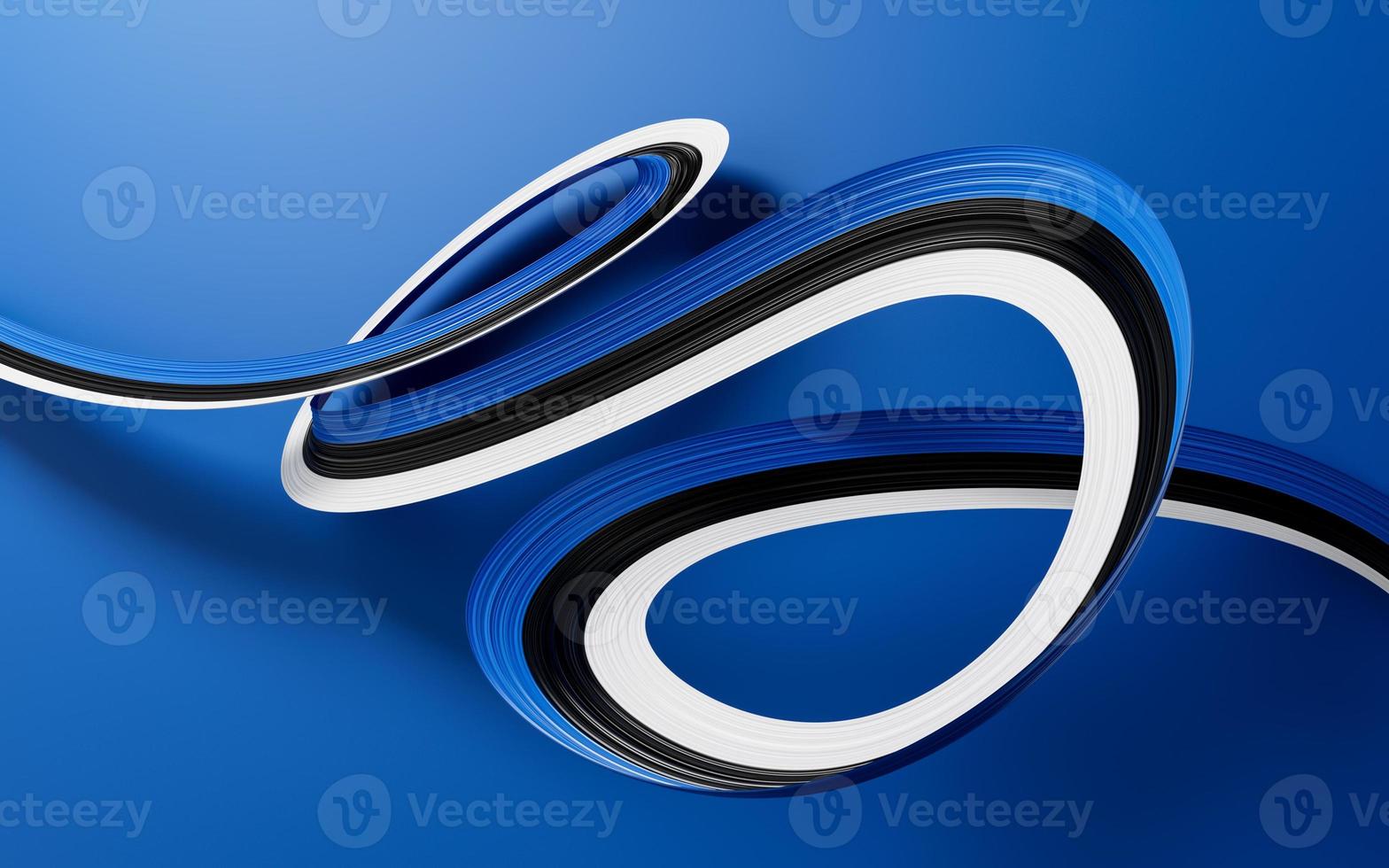 Happy Estonia Independence Day February 24th 3d Illustration photo