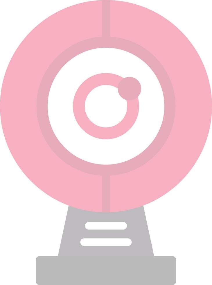 Round Webcam Vector Icon Design