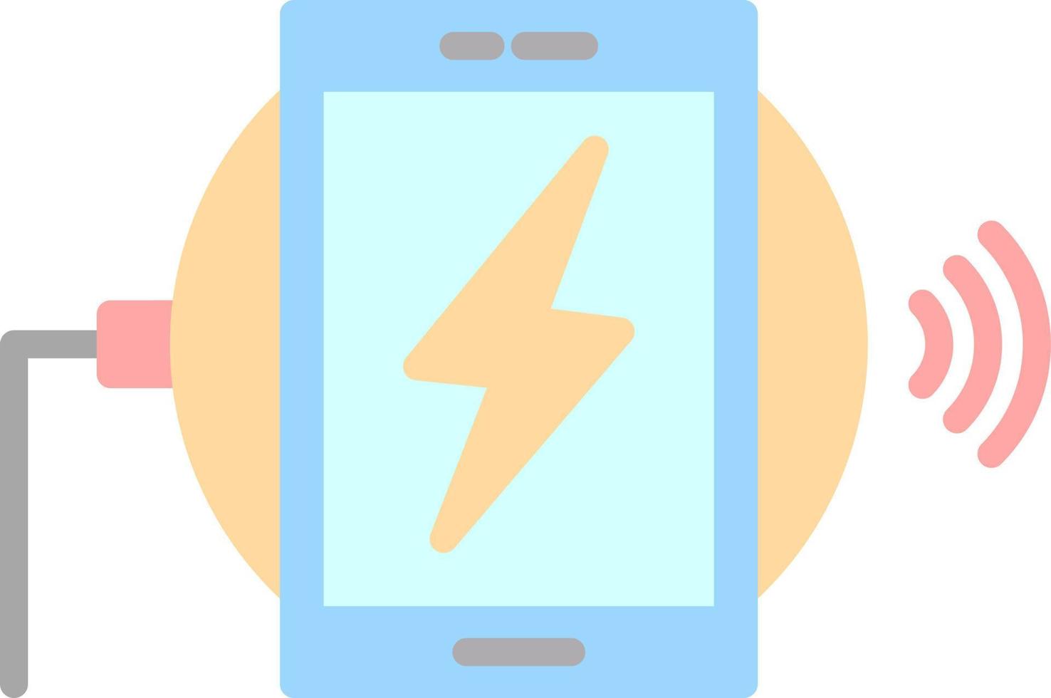 Wireless CHarger Vector Icon Design