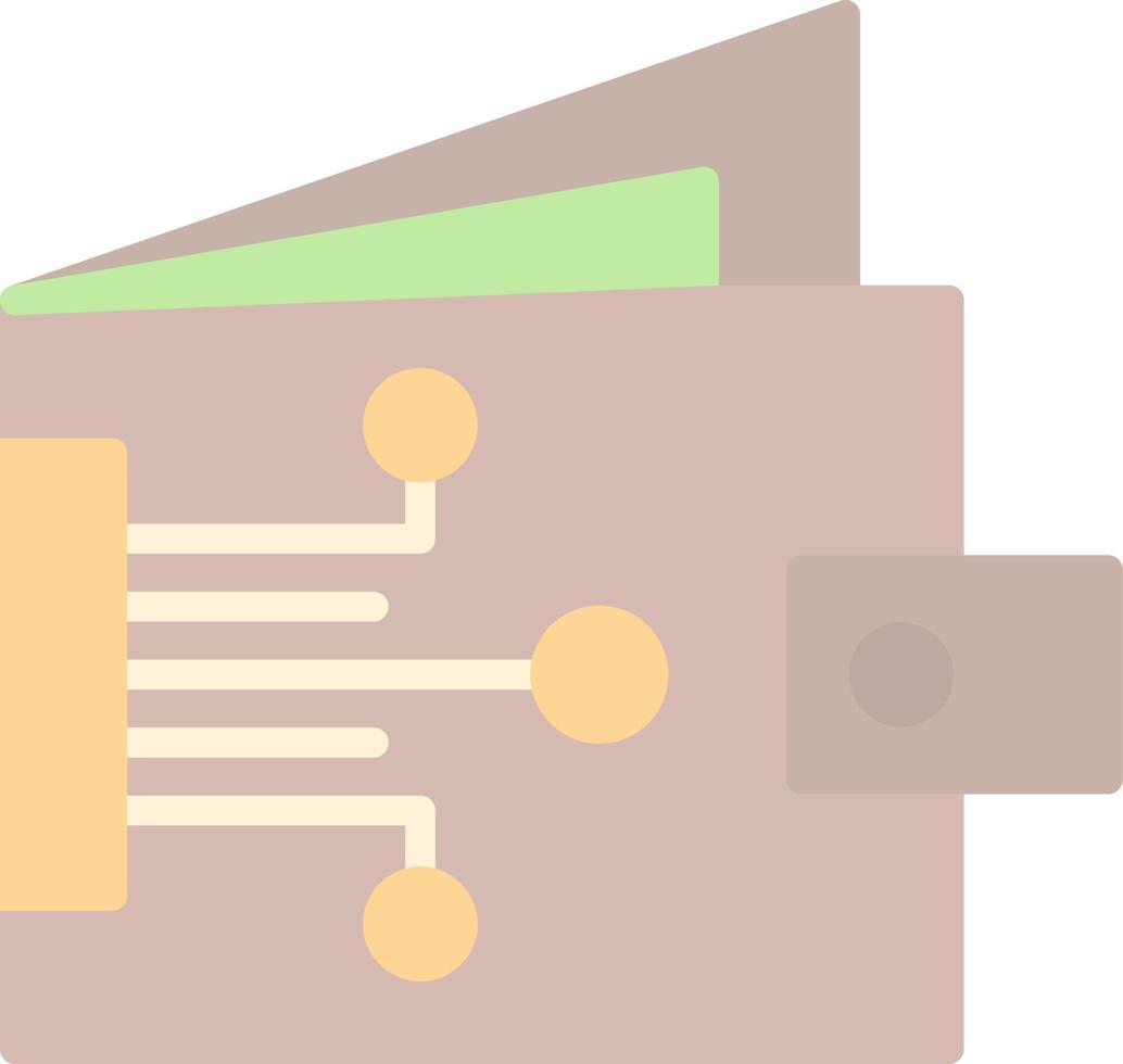 Digital Wallet Vector Icon Design