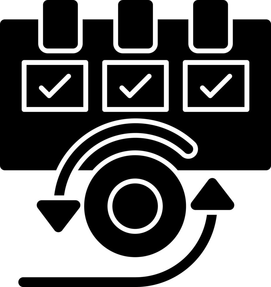 Daily Scrum Vector Icon Design