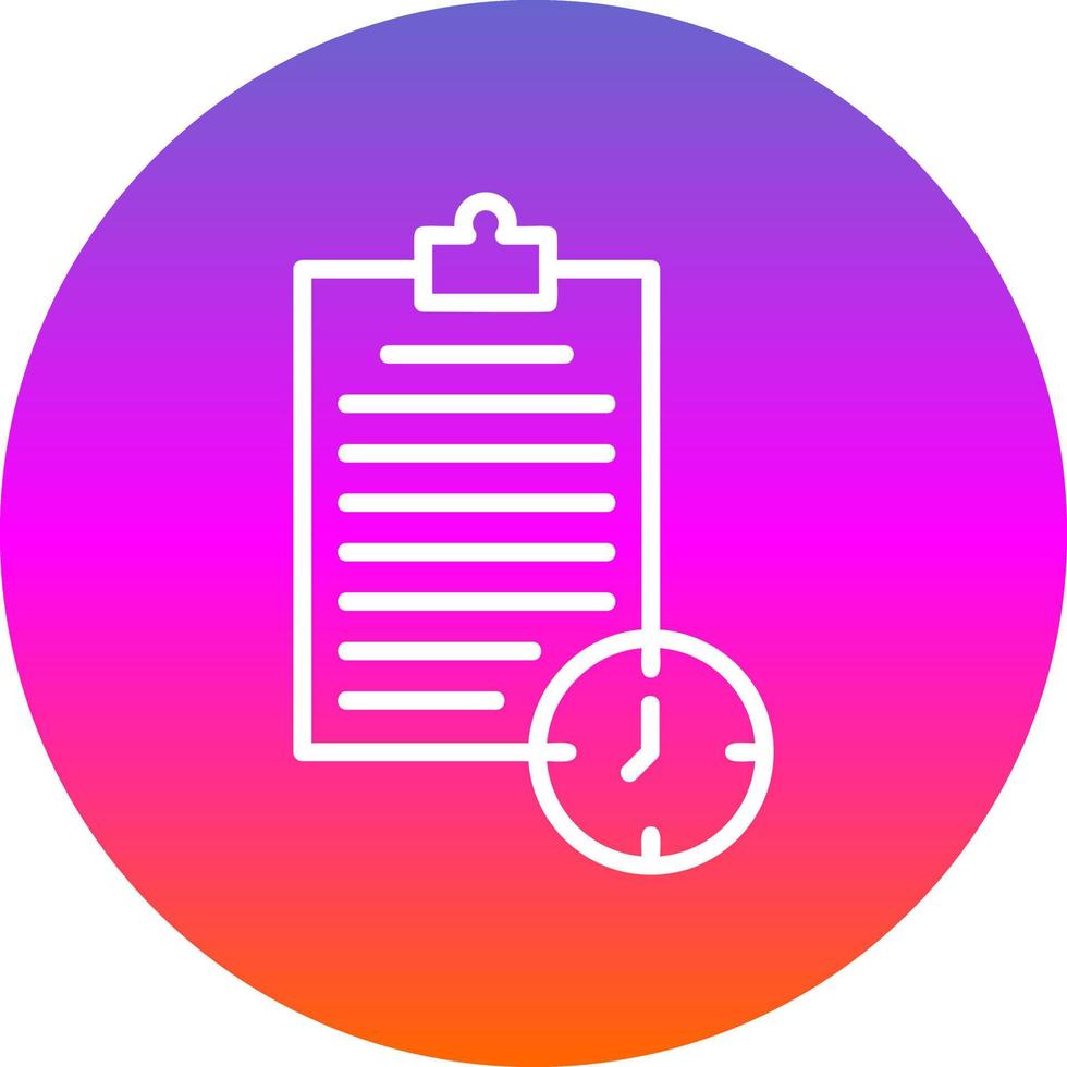 Pending Tasks Vector Icon Design