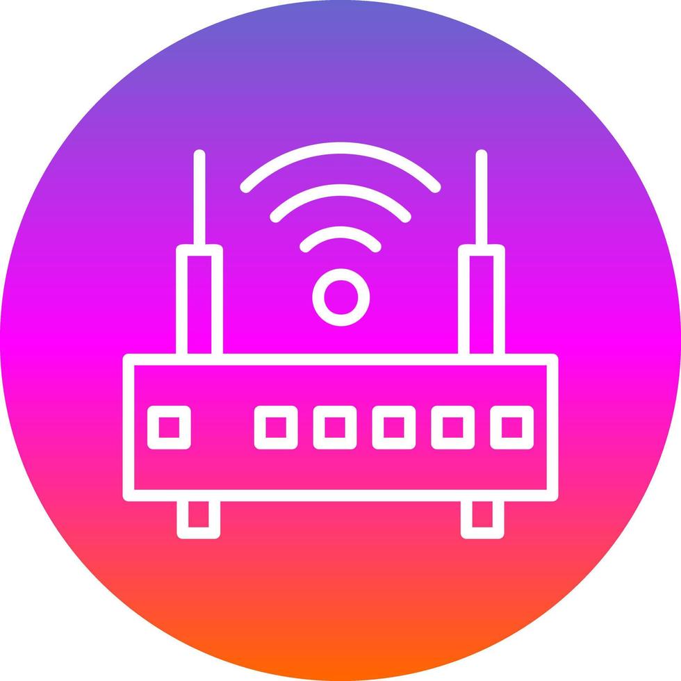 Router Vector Icon Design