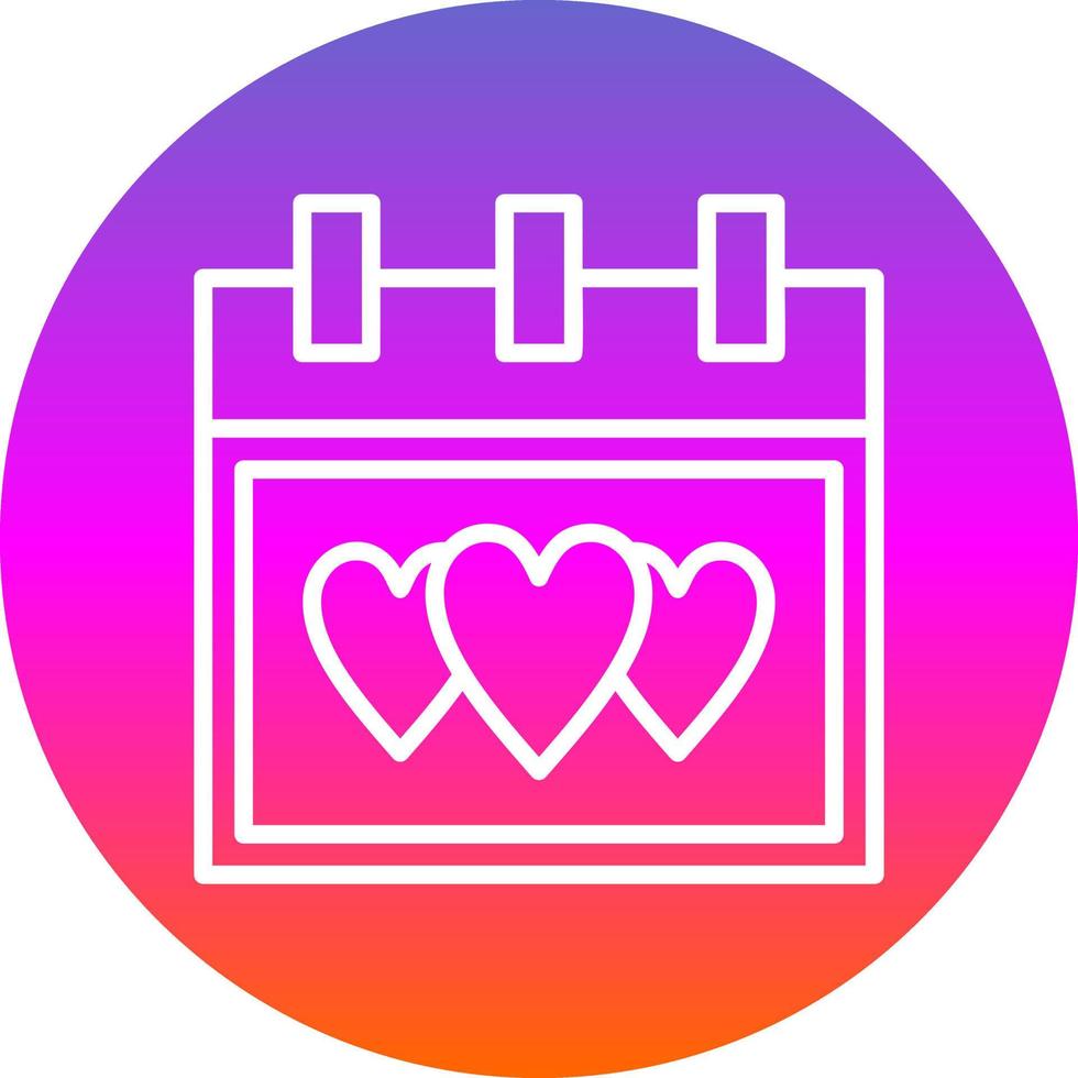 Anniversary Vector Icon Design