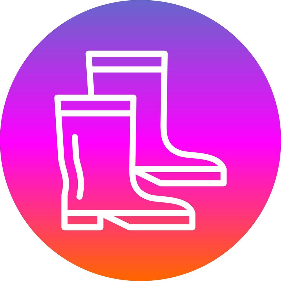 diseño de icono de vector de botas