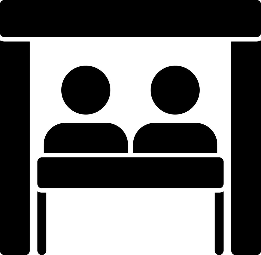 Virtual Team Room Vector Icon Design