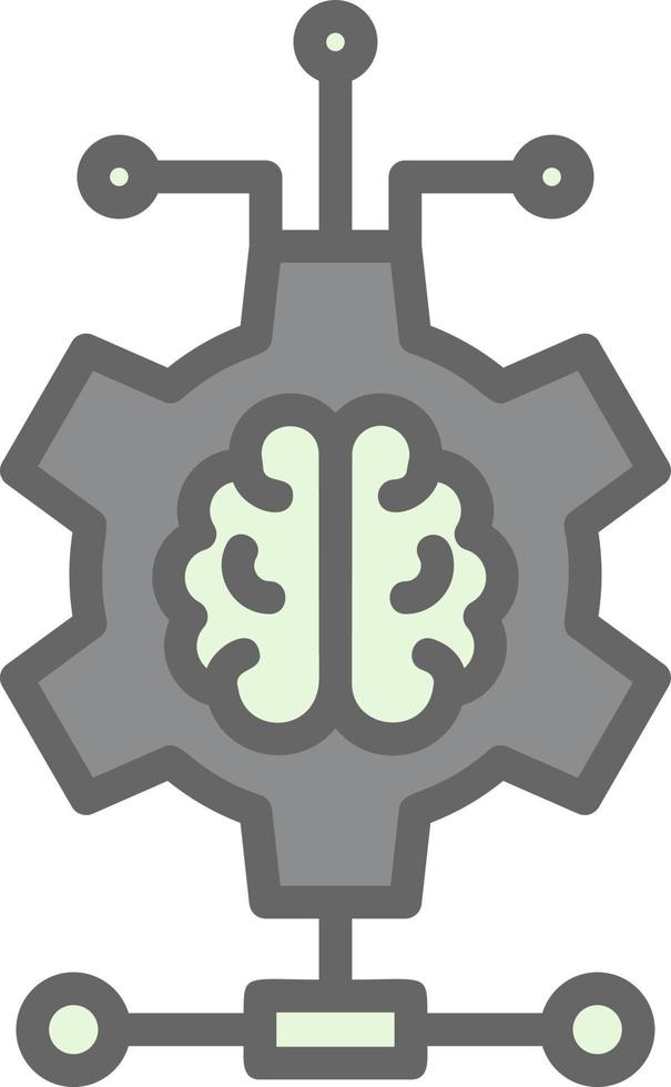Deep Learning Vector Icon Design